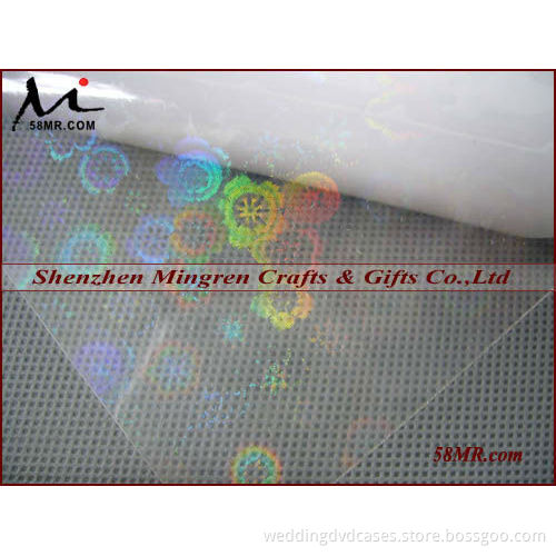 Plum Blossom cold laminating film roll,Photo Cold Lamination Film,Laser Texture Photo Cold Laminating Film